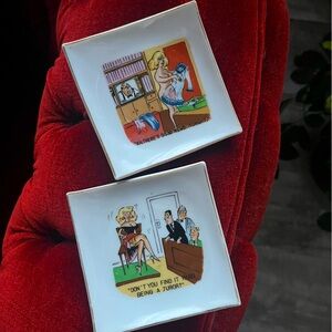 Comedy playboy ashtray dish